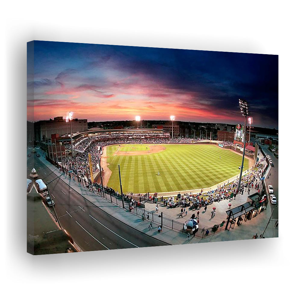 Fifth Third Field Dayton, Stadium Canvas, Sport Art, Gift for him, Man Cave Decor, Art Print, Canvas Print Wall Art