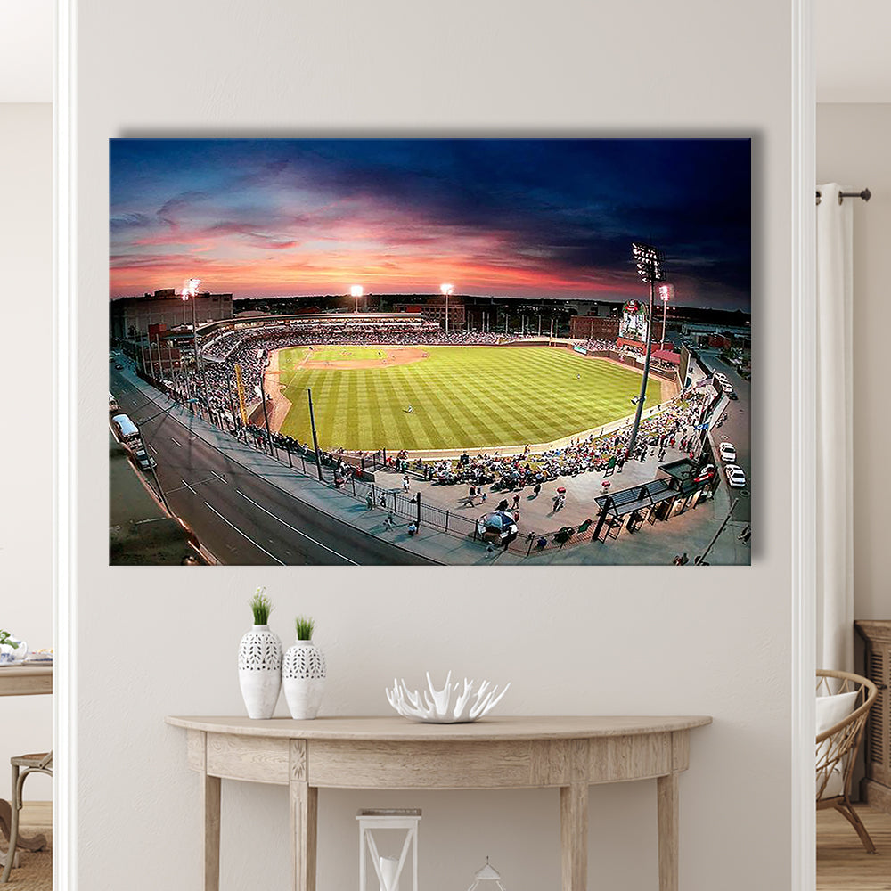 Fifth Third Field Dayton, Stadium Canvas, Sport Art, Gift for him, Man Cave Decor, Art Print, Canvas Print Wall Art
