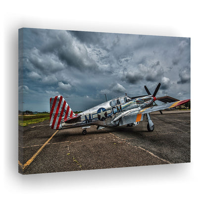 Fighter North American P 51 BC Mustang Wall Art, Mustang Wall Decor, Plane Wall Art Decor, Cavas Print Wall Art Hom Decor