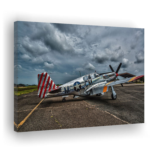Fighter North American P 51 BC Mustang Wall Art, Mustang Wall Decor, Plane Wall Art Decor, Cavas Print Wall Art Hom Decor