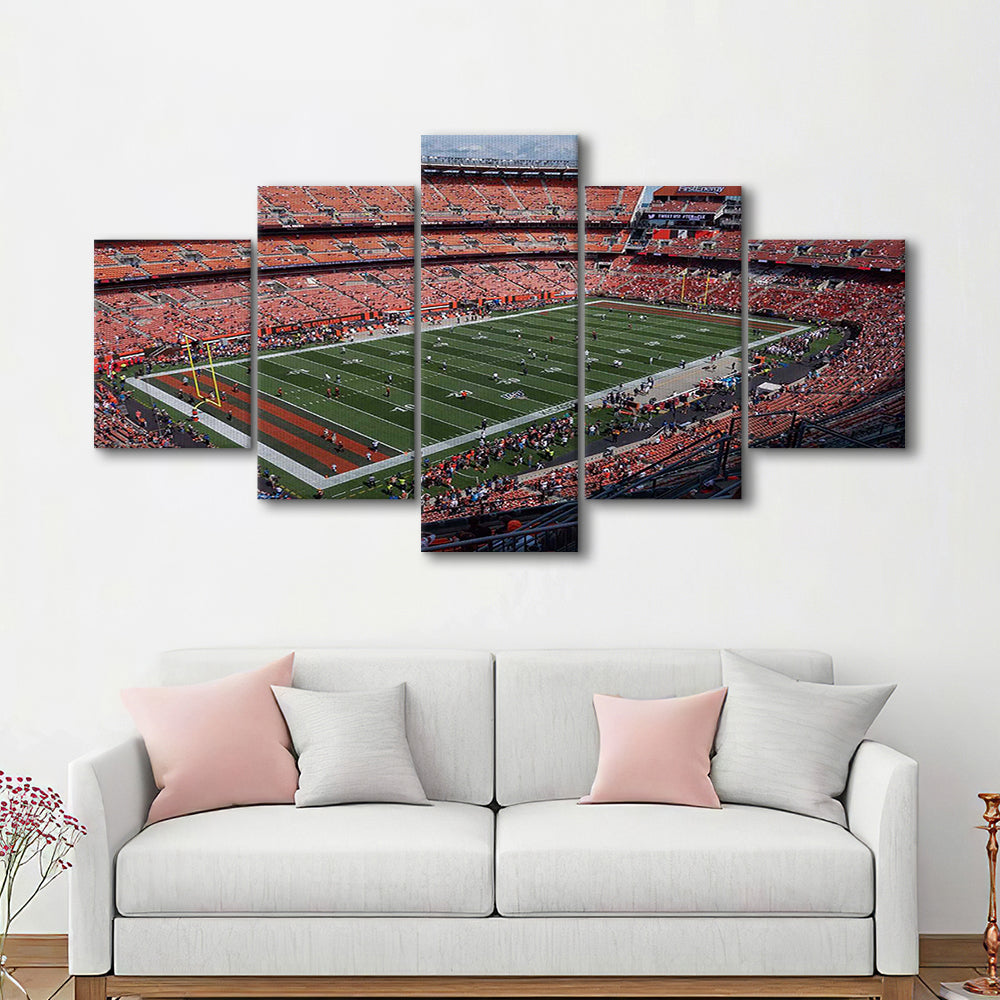 First Energy Stadium, Stadium Canvas, Sport Art, Gift for him, 5 Panel, Large Canvas, Canvas Print Wall Art