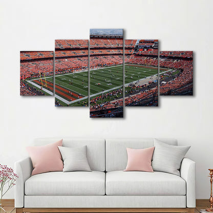 First Energy Stadium, Stadium Canvas, Sport Art, Gift for him, 5 Panel, Large Canvas, Canvas Print Wall Art