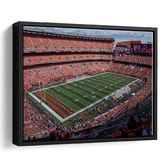 First Energy Stadium, Stadium Canvas, Sport Art, Framed Canvas Print Wall Art, Floating Frame