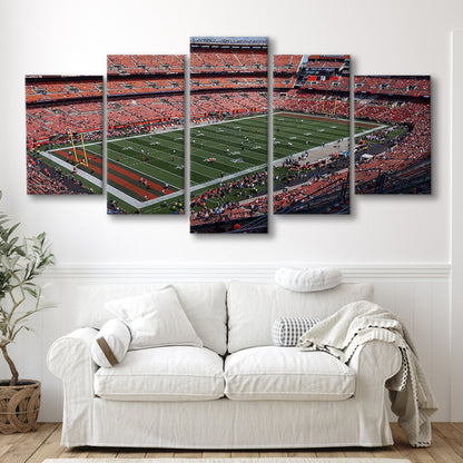 First Energy Stadium, Stadium Canvas, Sport Art, Gift for him, 5 Panel, Large Canvas, Canvas Print Wall Art