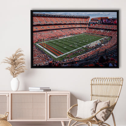 First Energy Stadium, Stadium Canvas, Sport Art, Framed Canvas Print Wall Art, Floating Frame
