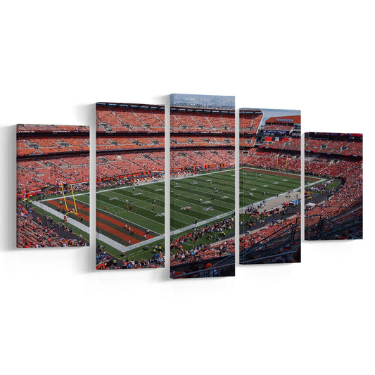 First Energy Stadium, Stadium Canvas, Sport Art, Gift for him, 5 Panel, Large Canvas, Canvas Print Wall Art