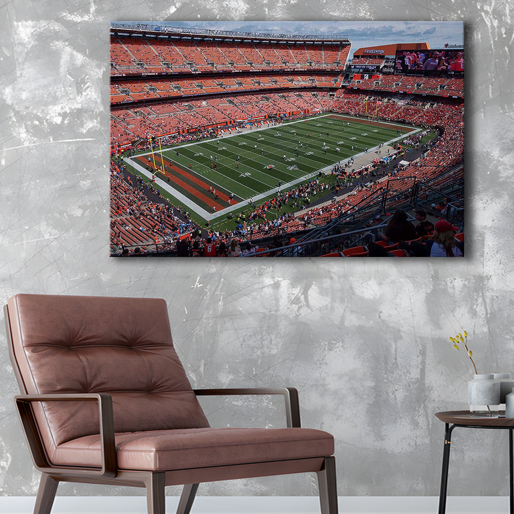 First Energy Stadium, Stadium Canvas, Sport Art, Gift for him, Man Cave Decor, Art Print, Canvas Print Wall Art