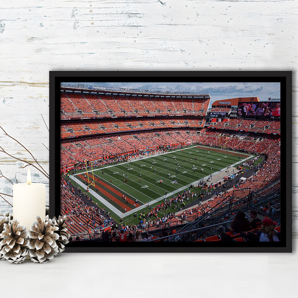 First Energy Stadium, Stadium Canvas, Sport Art, Framed Canvas Print Wall Art, Floating Frame