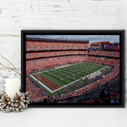 First Energy Stadium, Stadium Canvas, Sport Art, Framed Canvas Print Wall Art, Floating Frame
