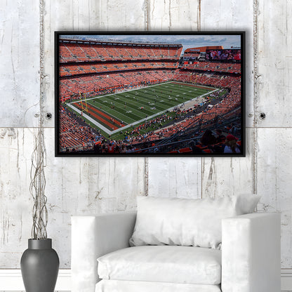 First Energy Stadium, Stadium Canvas, Sport Art, Framed Canvas Print Wall Art, Floating Frame