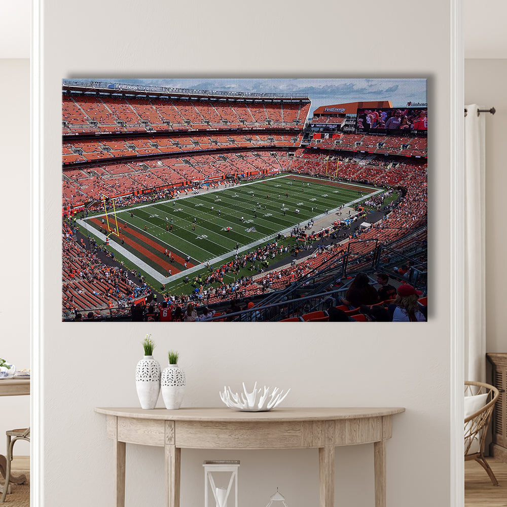 First Energy Stadium, Stadium Canvas, Sport Art, Gift for him, Man Cave Decor, Art Print, Canvas Print Wall Art