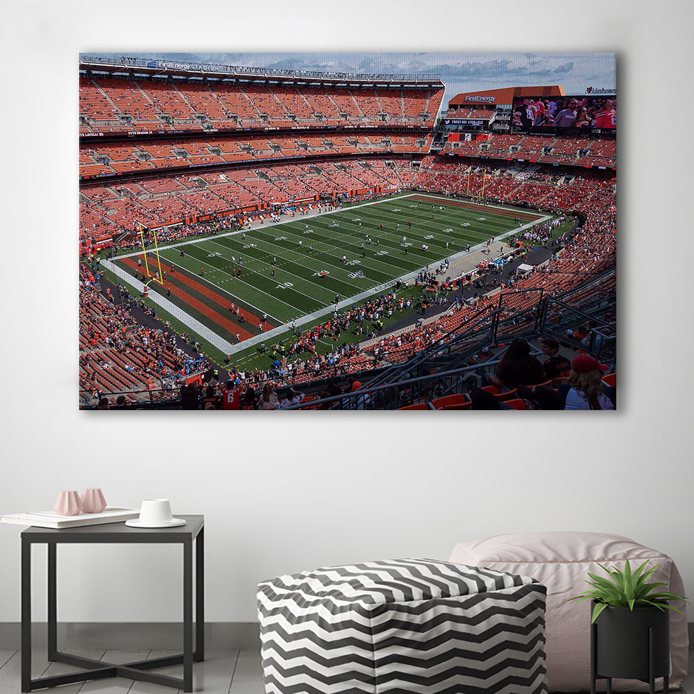 First Energy Stadium, Stadium Canvas, Sport Art, Gift for him, Man Cave Decor, Art Print, Canvas Print Wall Art