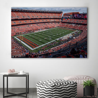 First Energy Stadium, Stadium Canvas, Sport Art, Gift for him, Man Cave Decor, Art Print, Canvas Print Wall Art