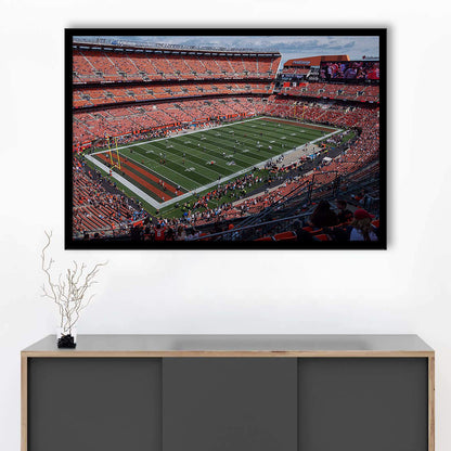 First Energy Stadium, Stadium Canvas, Sport Art, Gift for him, Framed Art Print Wall Decor, Picture Framed