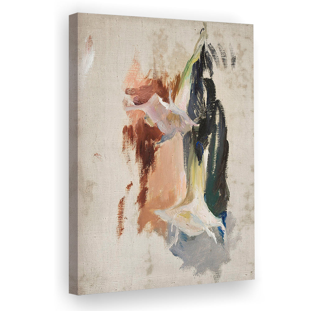 Floral Canvas Print Wall Art, Botanical Prints Abstract Still Life Print Neutral Wall Art, Vintage Floral Print Oil Painting