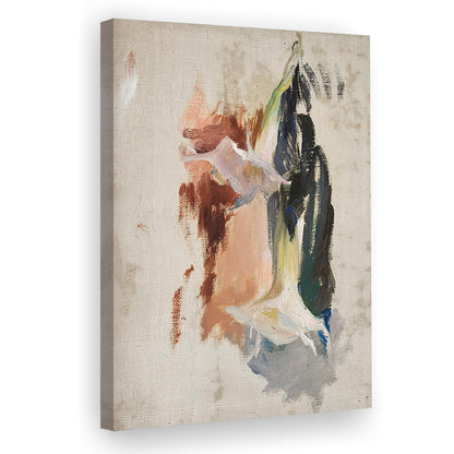 Floral Canvas Print Wall Art, Botanical Prints Abstract Still Life Print Neutral Wall Art, Vintage Floral Print Oil Painting