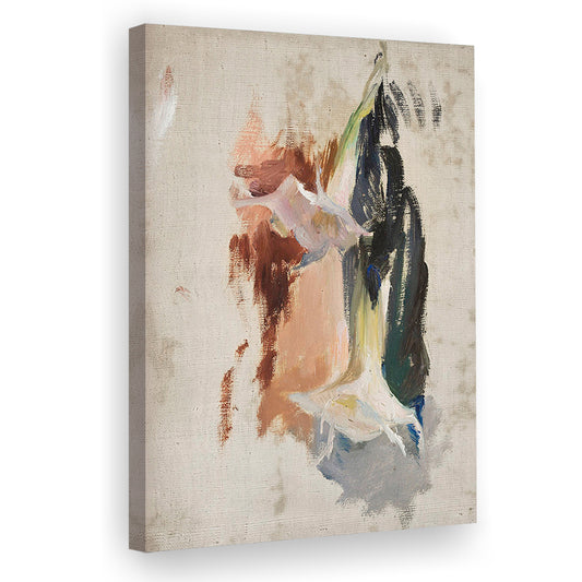 Floral Canvas Print Wall Art, Botanical Prints Abstract Still Life Print Neutral Wall Art, Vintage Floral Print Oil Painting