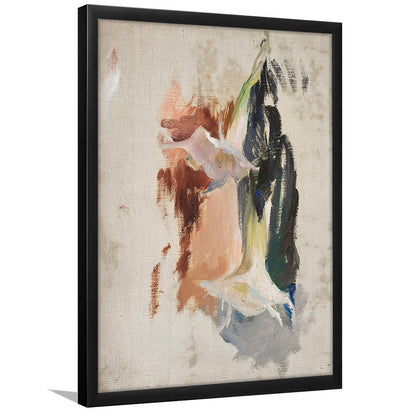 Floral Framed Art Print Wall Decor, Botanical Prints Abstract Print Neutral Wall Art, Vintage Floral Print Oil Painting