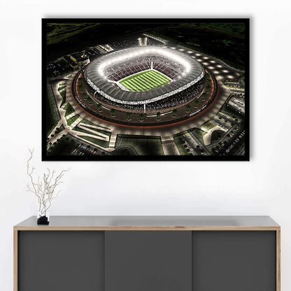 Fnb Stadium, Stadium Canvas, Sport Art, Gift for him, Framed Art Print Wall Decor, Picture Framed