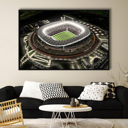 Fnb Stadium, Stadium Canvas, Sport Art, Framed Canvas Print Wall Art, Floating Frame