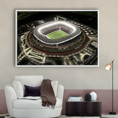 Fnb Stadium, Stadium Canvas, Sport Art, Framed Canvas Print Wall Art, Floating Frame