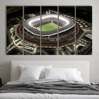 Fnb Stadium, Stadium Canvas, Sport Art, 5 Panel B, Extra Large Canvas, Canvas Print Wall Art
