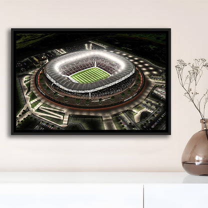 Fnb Stadium, Stadium Canvas, Sport Art, Framed Canvas Print Wall Art, Floating Frame