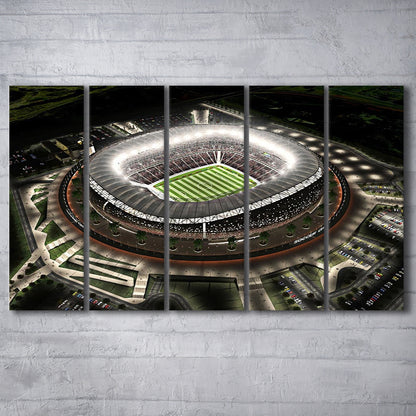 Fnb Stadium, Stadium Canvas, Sport Art, 5 Panel B, Extra Large Canvas, Canvas Print Wall Art