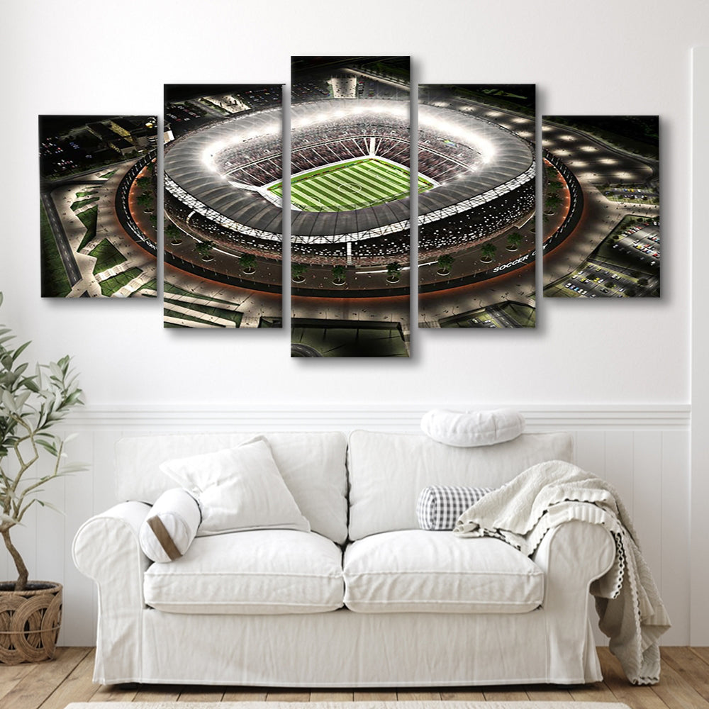Fnb Stadium, Stadium Canvas, Sport Art, Gift for him, 5 Panel, Large Canvas, Canvas Print Wall Art