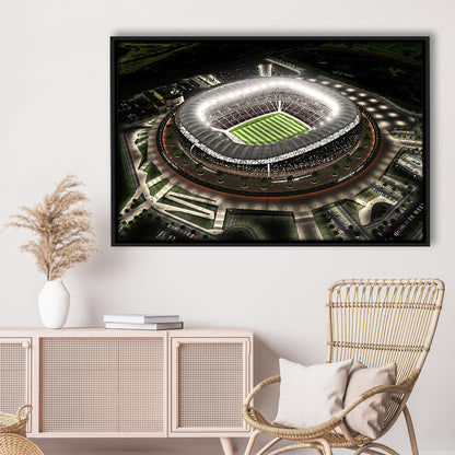 Fnb Stadium, Stadium Canvas, Sport Art, Framed Canvas Print Wall Art, Floating Frame