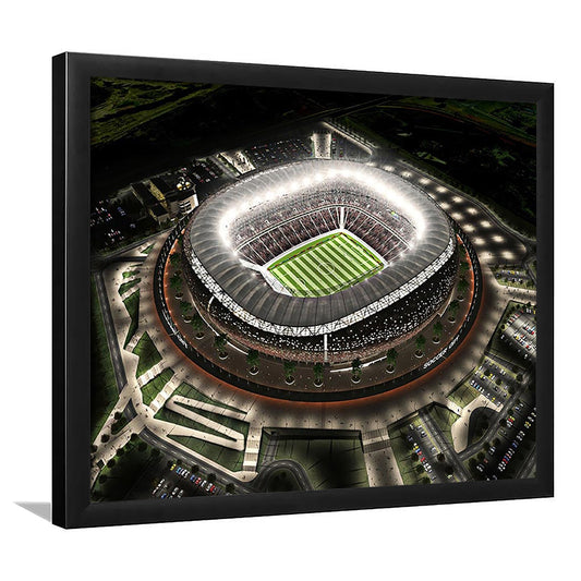 Fnb Stadium, Stadium Canvas, Sport Art, Gift for him, Framed Art Print Wall Decor, Picture Framed