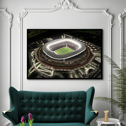Fnb Stadium, Stadium Canvas, Sport Art, Gift for him, Framed Art Print Wall Decor, Picture Framed