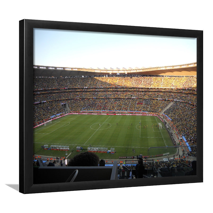 Fnb Stadium bleachers View, Stadium Canvas, Sport Art, Gift for him, Framed Art Print Wall Decor, Picture Framed