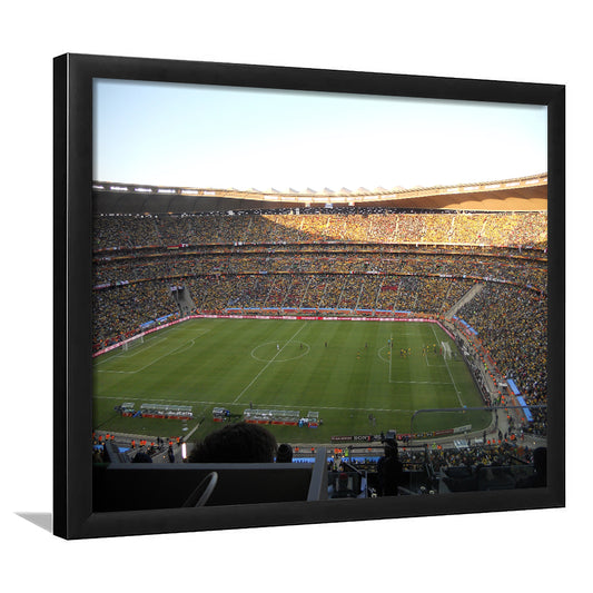 Fnb Stadium bleachers View, Stadium Canvas, Sport Art, Gift for him, Framed Art Print Wall Decor, Picture Framed