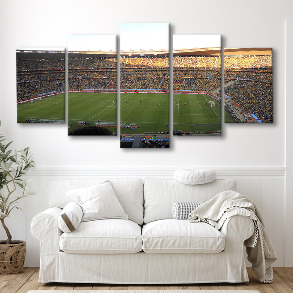 Fnb Stadium bleachers View, Stadium Canvas, Sport Art, Gift for him, 5 Panel, Large Canvas, Canvas Print Wall Art