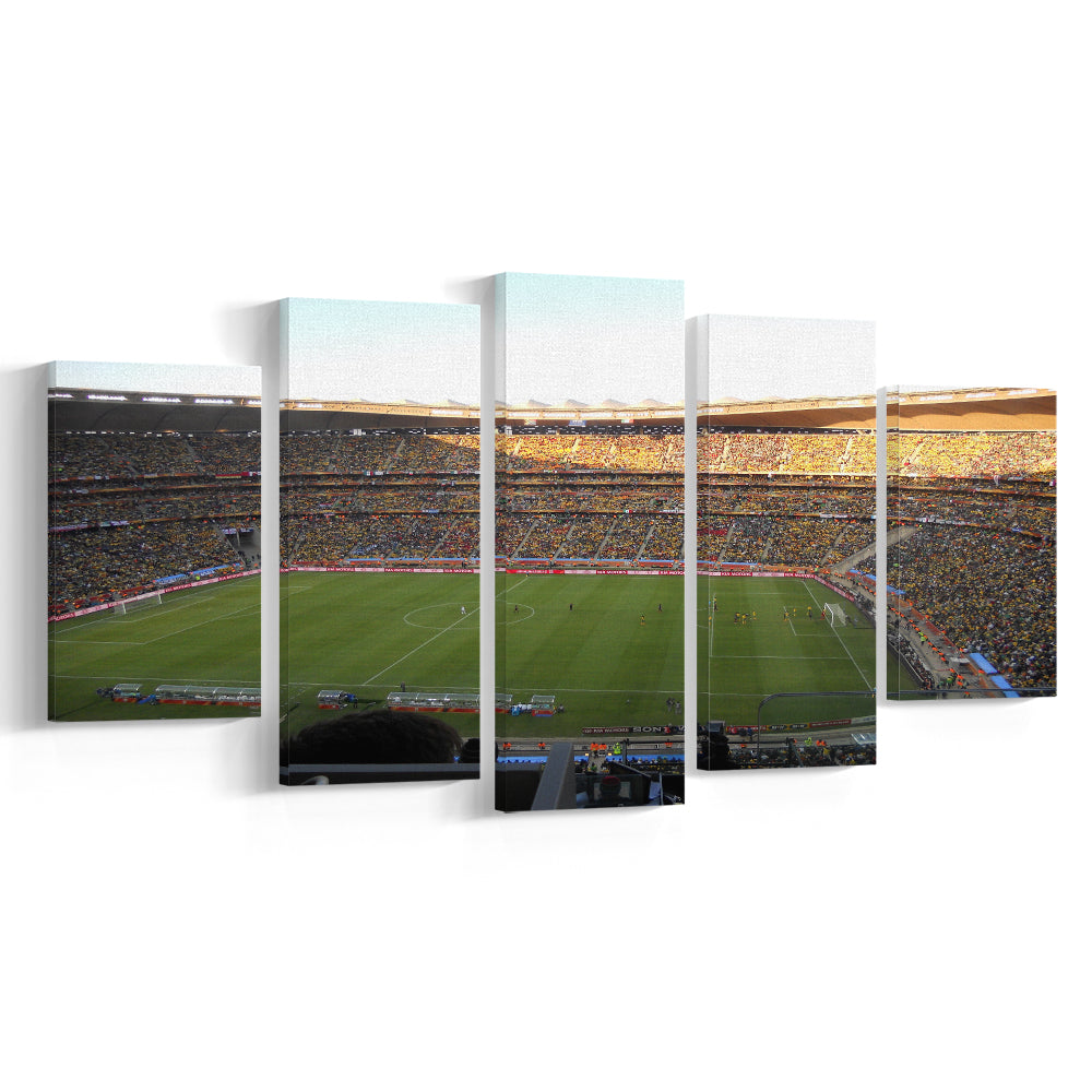 Fnb Stadium bleachers View, Stadium Canvas, Sport Art, Gift for him, 5 Panel, Large Canvas, Canvas Print Wall Art
