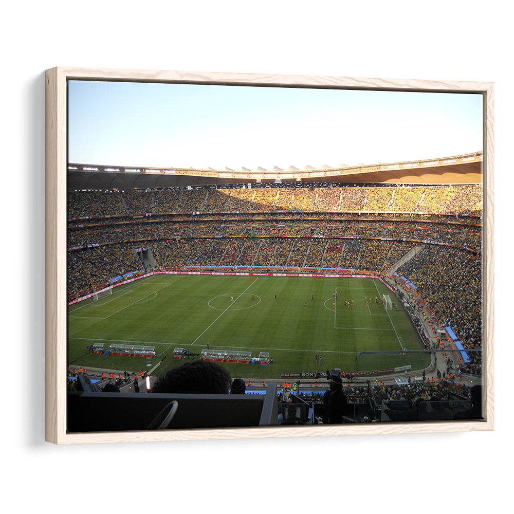 Fnb Stadium bleachers View, Stadium Canvas, Sport Art, Framed Canvas Print Wall Art, Floating Frame