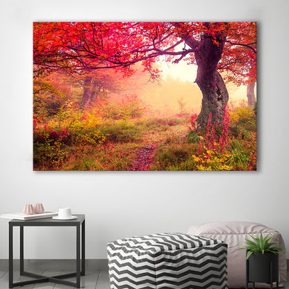 Forest Canvas Print Majestic Landscape Forest Wall Decor, Canvas Print Wall Art, Wall Decor, Painting Canvas