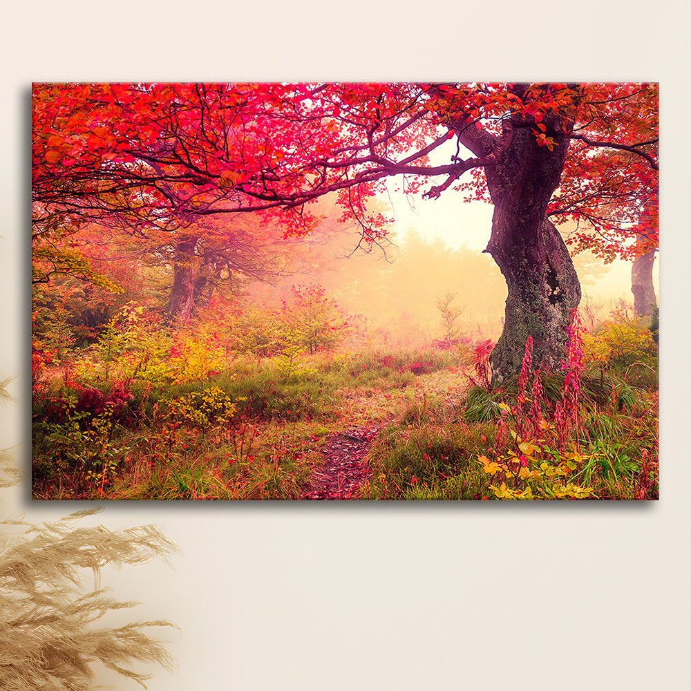 Forest Canvas Print Majestic Landscape Forest Wall Decor, Canvas Print Wall Art, Wall Decor, Painting Canvas