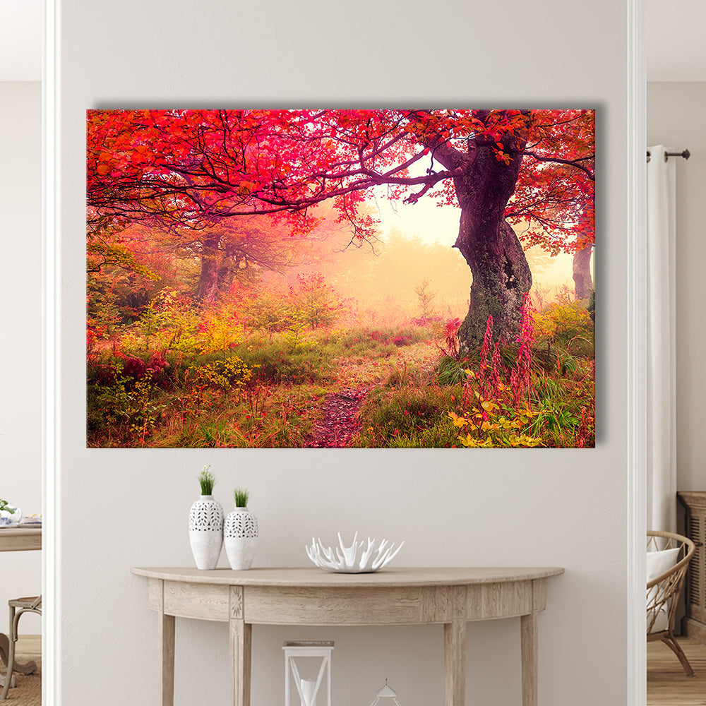 Forest Canvas Print Majestic Landscape Forest Wall Decor, Canvas Print Wall Art, Wall Decor, Painting Canvas