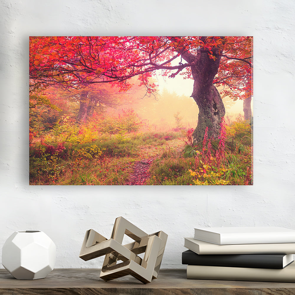 Forest Canvas Print Majestic Landscape Forest Wall Decor, Canvas Print Wall Art, Wall Decor, Painting Canvas
