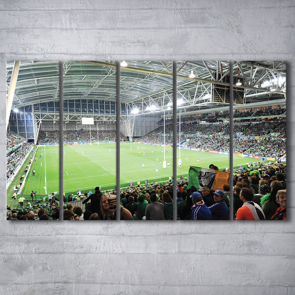 ForsythBarr, Stadium Canvas, Sport Art, 5 Panel B, Extra Large Canvas, Canvas Print Wall Art