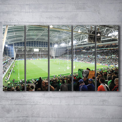ForsythBarr, Stadium Canvas, Sport Art, 5 Panel B, Extra Large Canvas, Canvas Print Wall Art