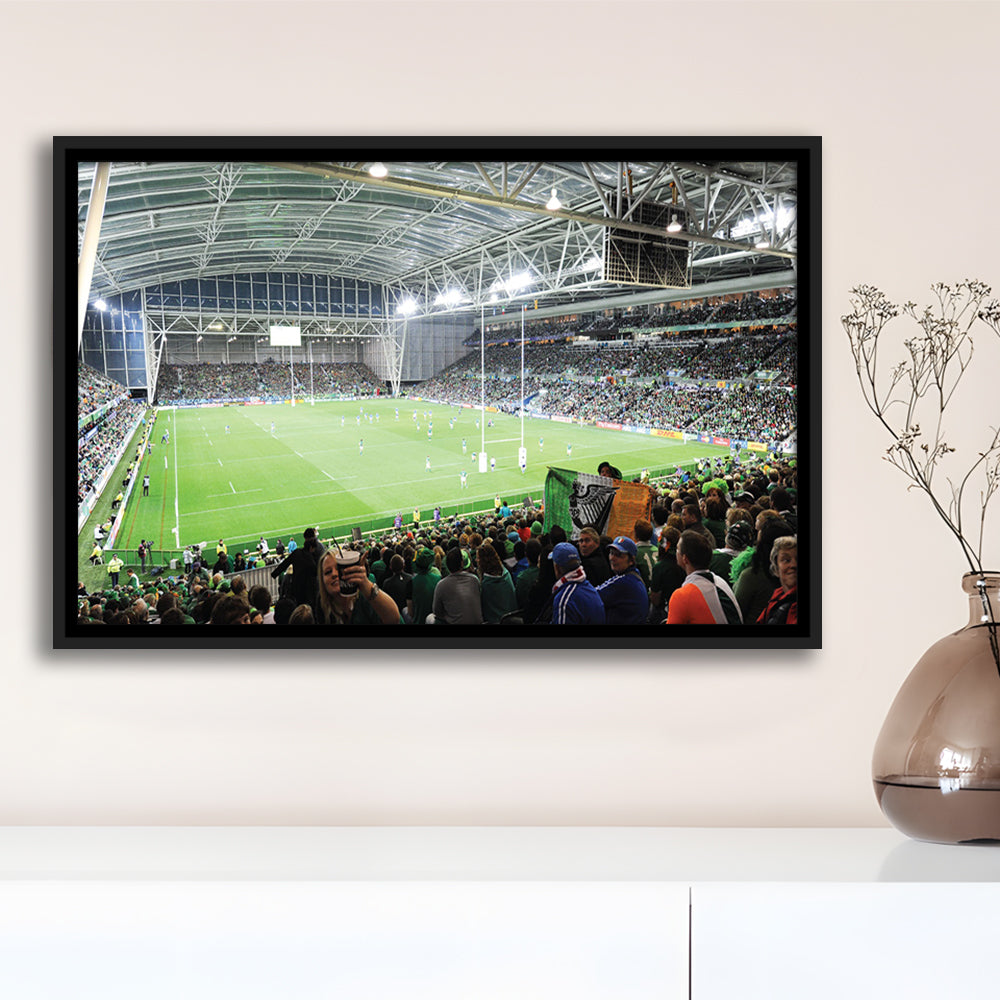 ForsythBarr, Stadium Canvas, Sport Art, Framed Canvas Print Wall Art, Floating Frame