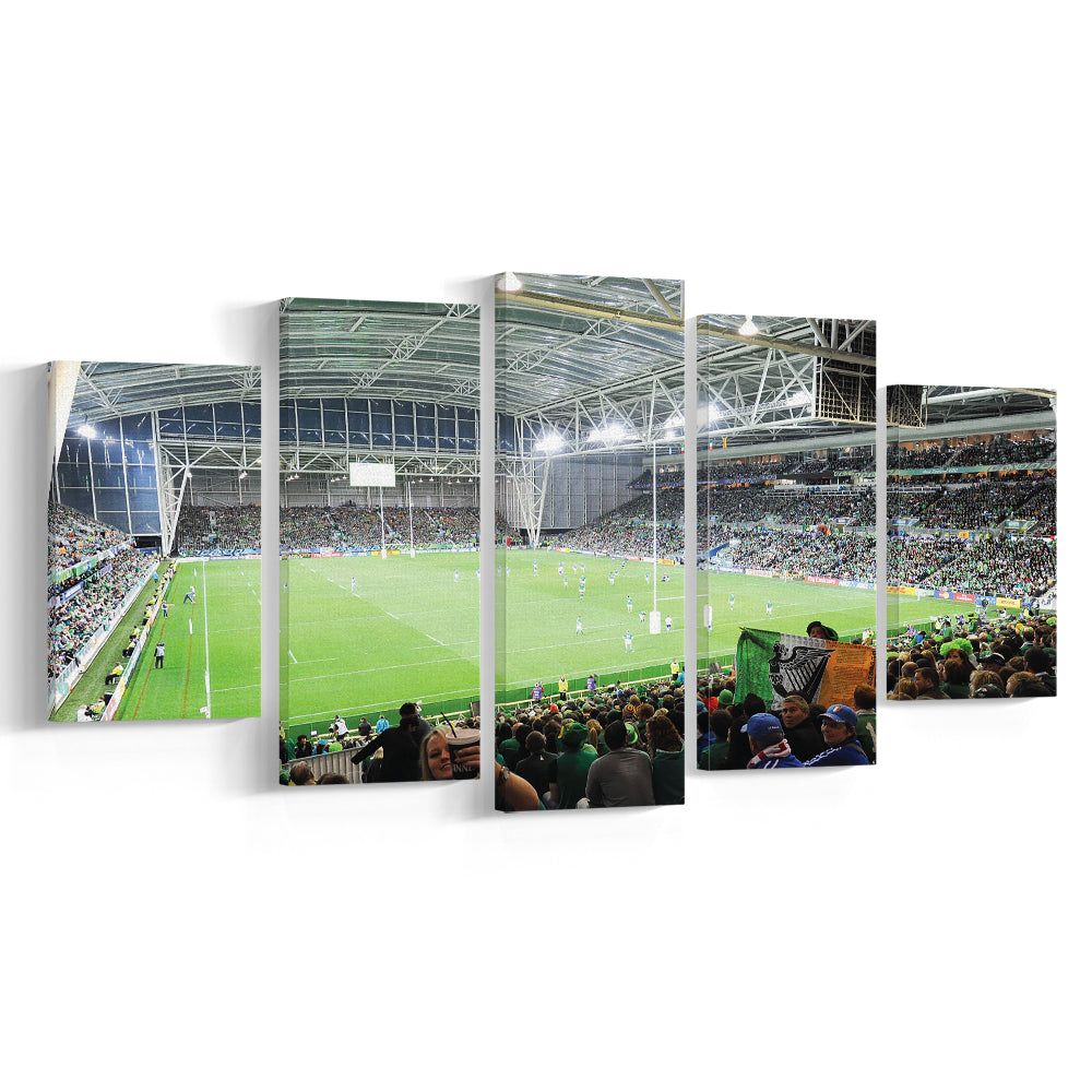 ForsythBarr, Stadium Canvas, Sport Art, Gift for him, 5 Panel, Large Canvas, Canvas Print Wall Art