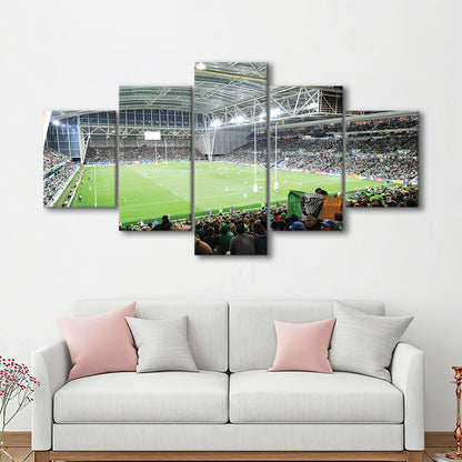 ForsythBarr, Stadium Canvas, Sport Art, Gift for him, 5 Panel, Large Canvas, Canvas Print Wall Art