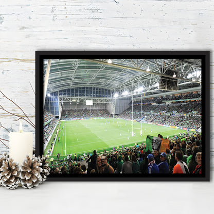 ForsythBarr, Stadium Canvas, Sport Art, Framed Canvas Print Wall Art, Floating Frame