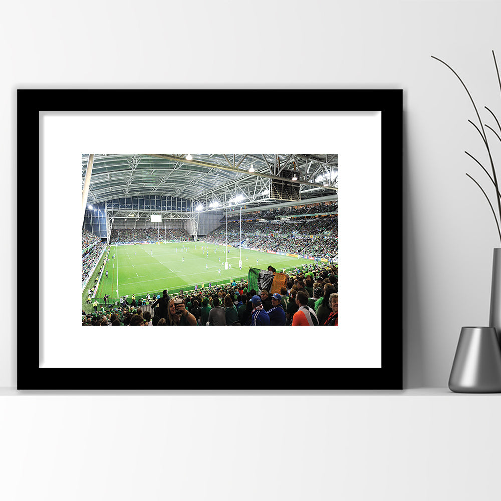 ForsythBarr, Stadium Canvas, Sport Art, Gift for him, White Border Framed Art Print Wall Decor