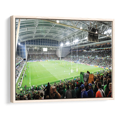ForsythBarr, Stadium Canvas, Sport Art, Framed Canvas Print Wall Art, Floating Frame