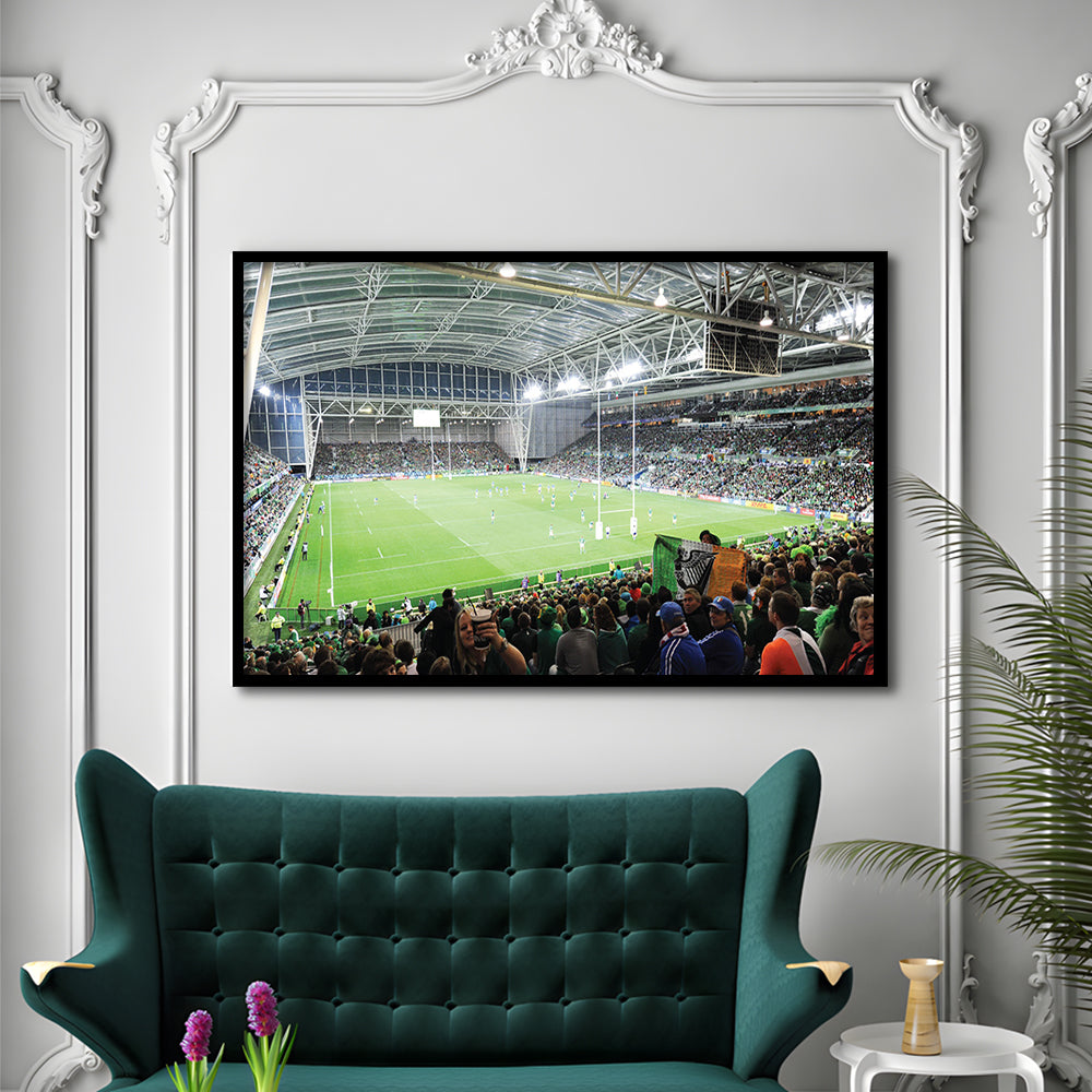 ForsythBarr, Stadium Canvas, Sport Art, Gift for him, Framed Art Print Wall Decor, Picture Framed